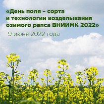 «День поля – сорта и технологии возделывания озимого рапса ВНИИМК 2022»